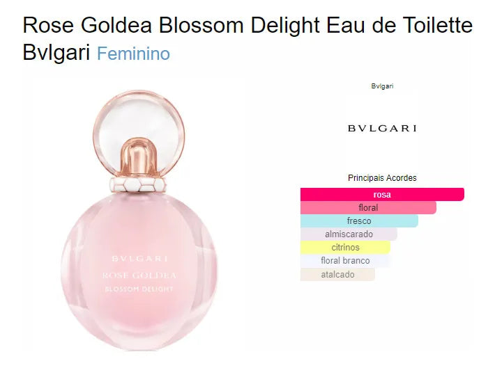 Decant Rose Goldea Blossom Delight Eau de Toilette
