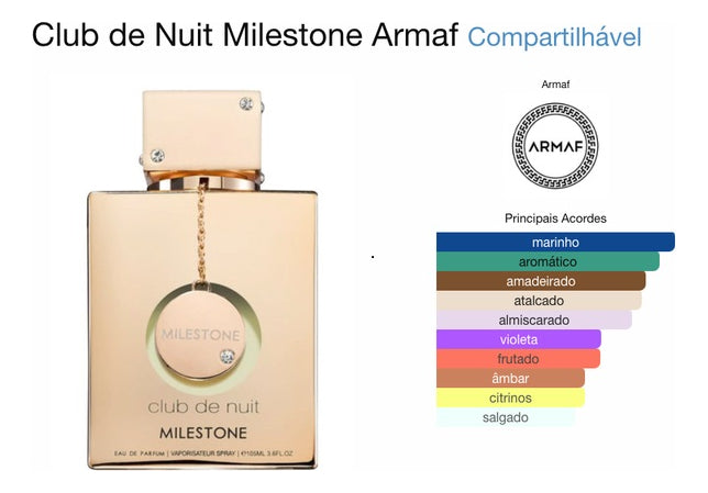 Decant Perfume Armaf Club De Nuit Milestone