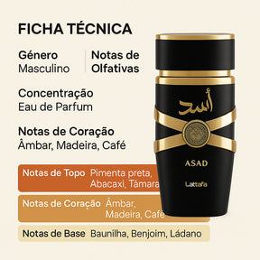 Decant Lattafa Asad  Eau De Parfum